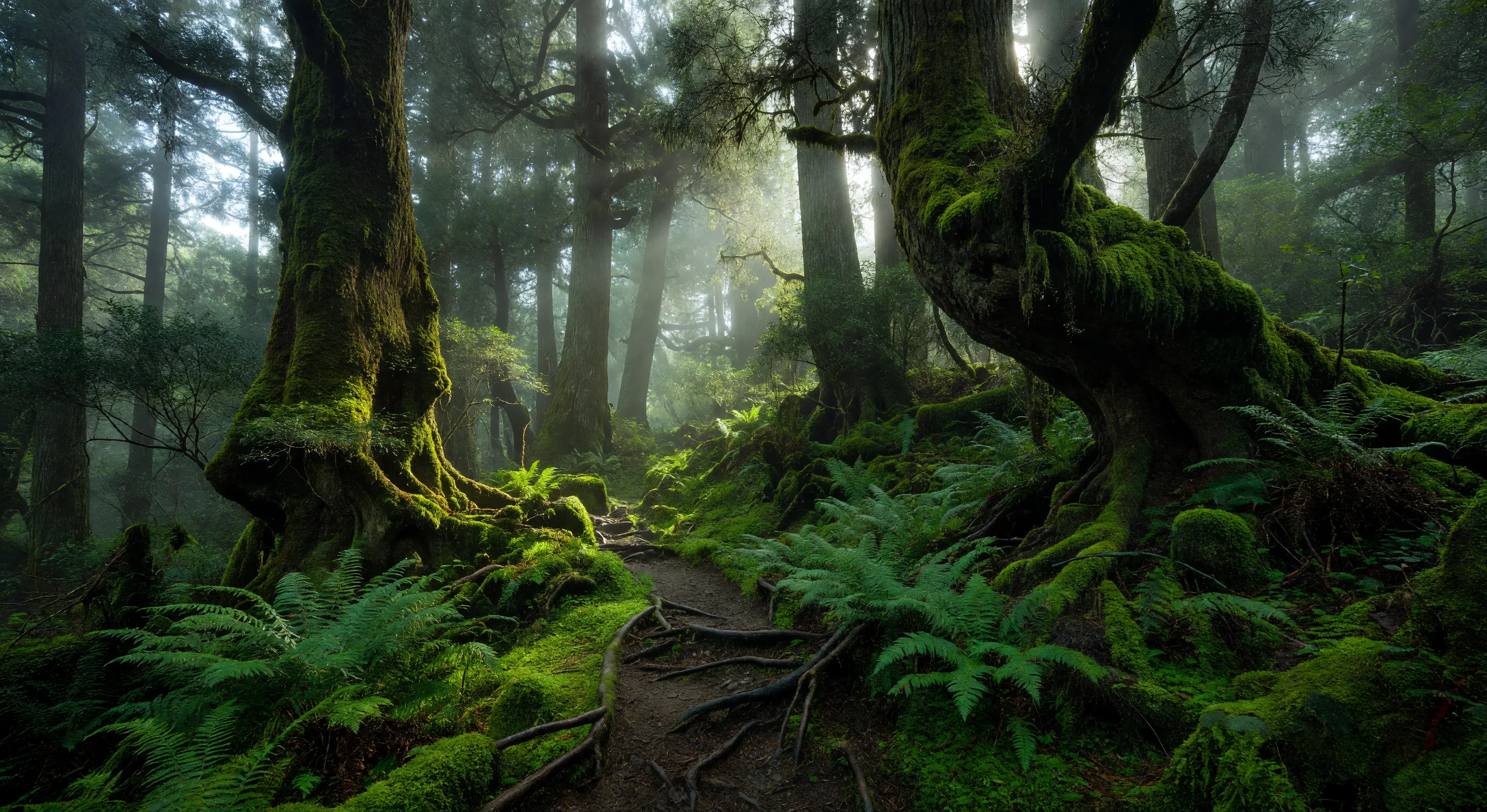 Yakushima forest summer trail